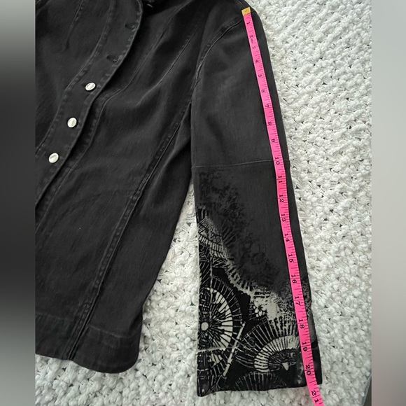 Escada Sport dark denim burnout blazer - Picture 8 of 12